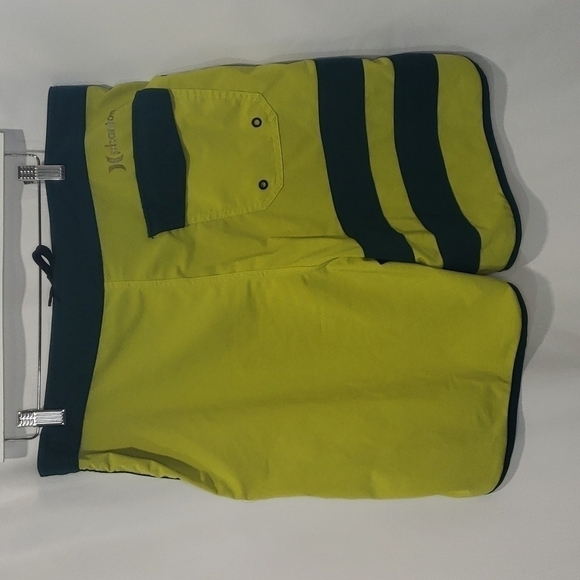 FREE with Purchase HURLEY Neon Board Shorts Drawstring Stripes - Picture 5 of 8